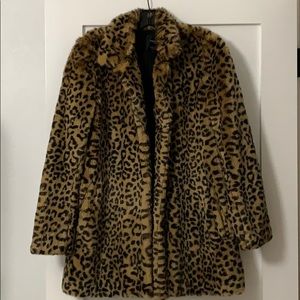Zara leopard coat